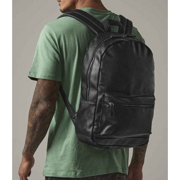 BagBase Faux Leather Backpack