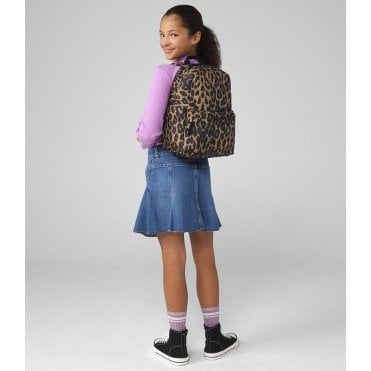 BagBase Leopard Print Mini Backpack
