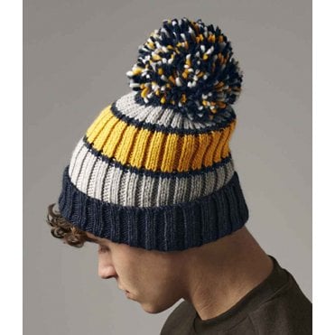 Beechfield Hygge Striped Beanie