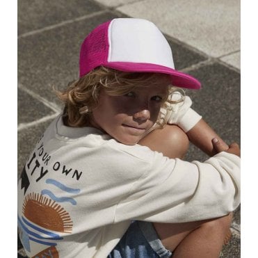 Beechfield Kids Vintage Snapback Trucker Cap