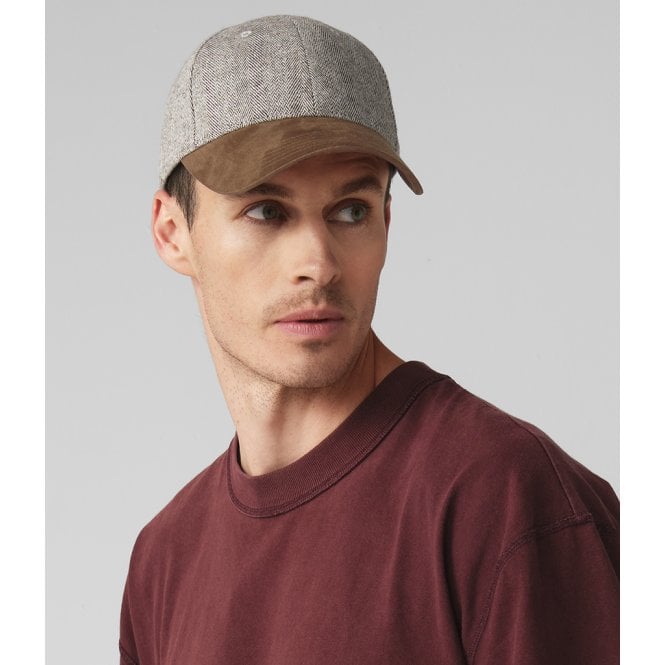Beechfield  Suede Peak Herringbone Cap