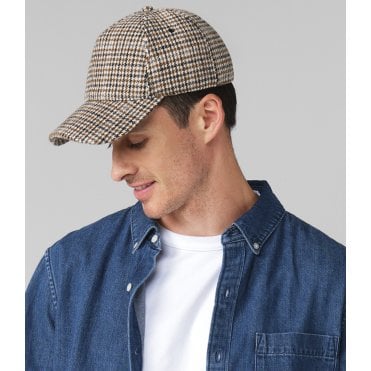 Beechfield Wool Blend Checked Cap