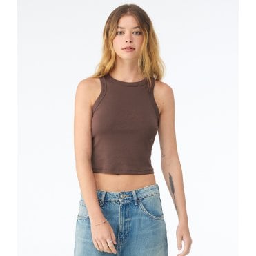 Bella Ladies Micro Rib Racer Tank Top