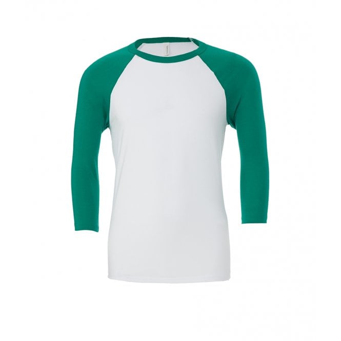 Bella+Canvas Canvas Unisex 3/4 Sleeve Baseball T-Shirt