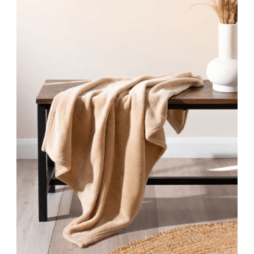 Brand Lab Home Large Plush Fleece Blanket