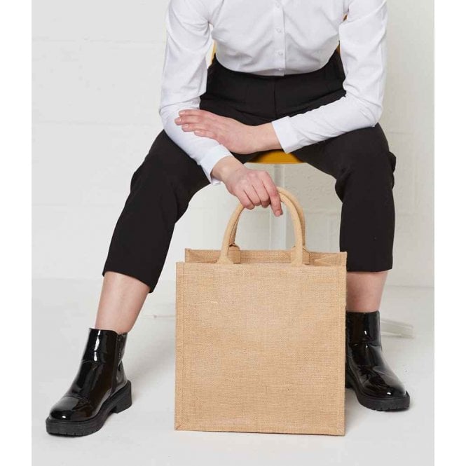 Brand Lab  Natural Jute Tote Bag