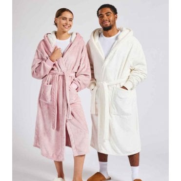 Brand Lab Unisex Hooded Cuffed Robe