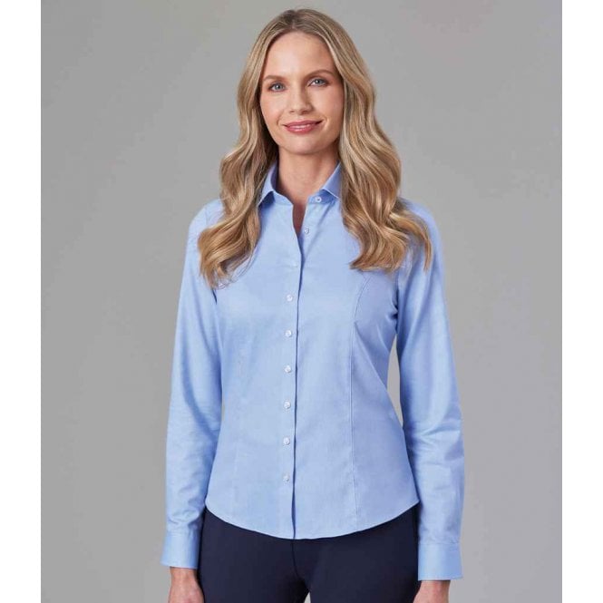 Brook Taverner  Ladies Aspen Long Sleeve Oxford Shirt
