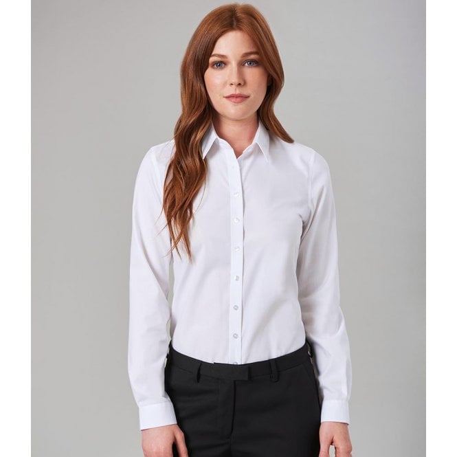 Brook Taverner  Ladies Silvi Fitted Long Sleeve Blouse