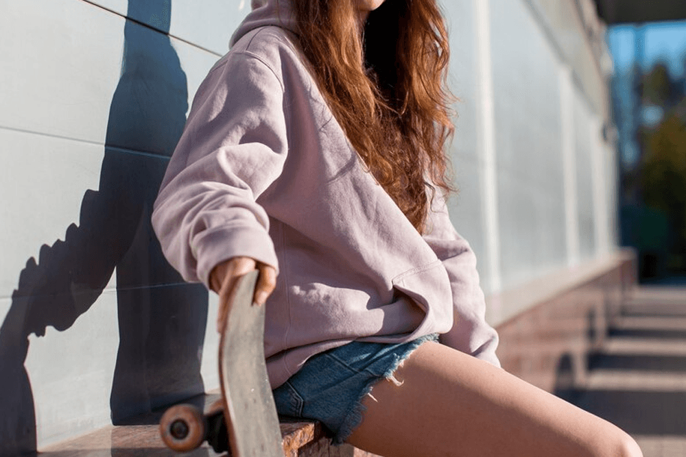 6. Hoodie with a skirt or dress