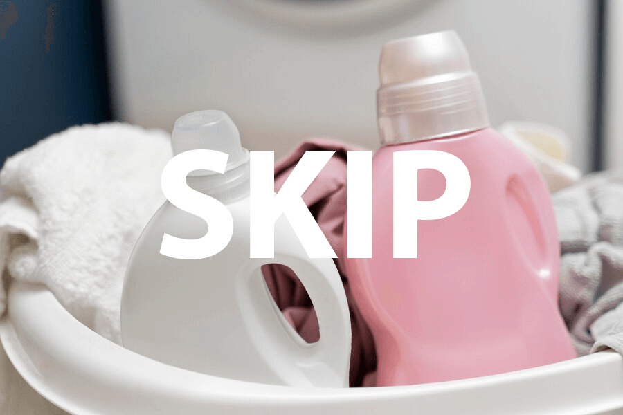 Skip the fabric softener