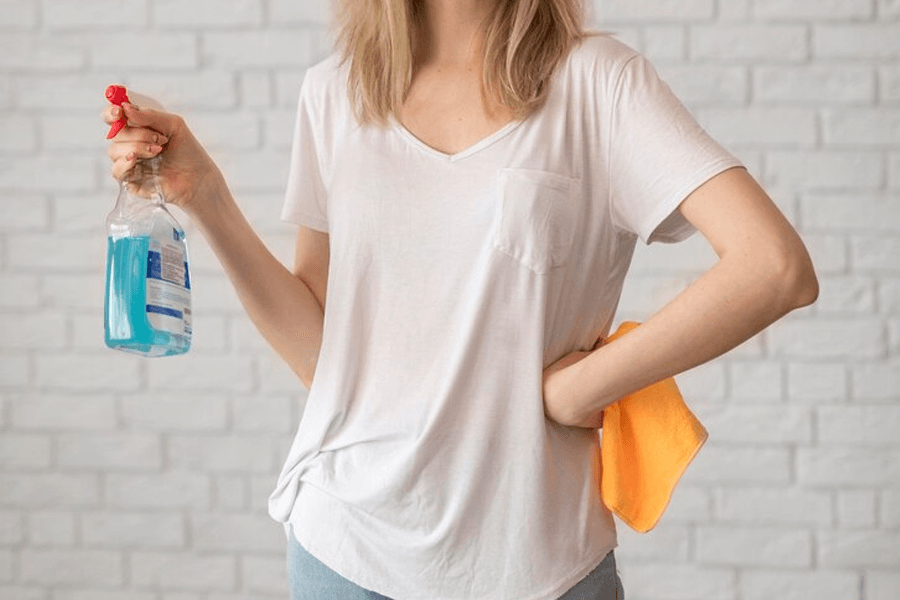 Treat stains quickly