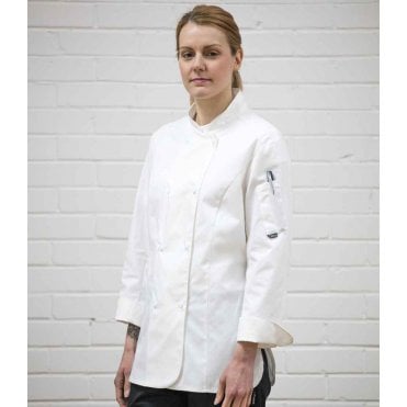 Dennys Ladies Long Sleeve Premium Chef's Jacket