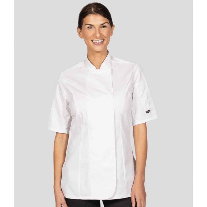 Dennys  Ladies Short Sleeve Premium Chef's Jacket