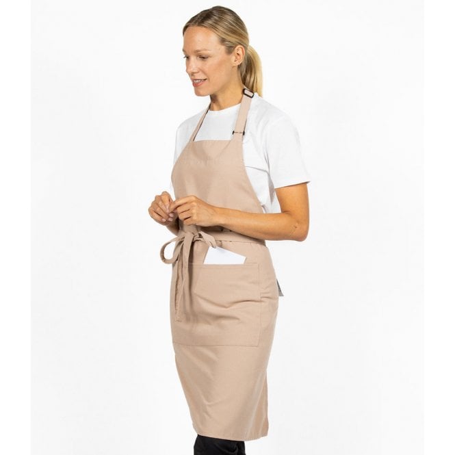 Dennys  Polyester Bib Apron with Pocket