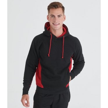 Finden & Hales Contrast Hooded Sweatshirt