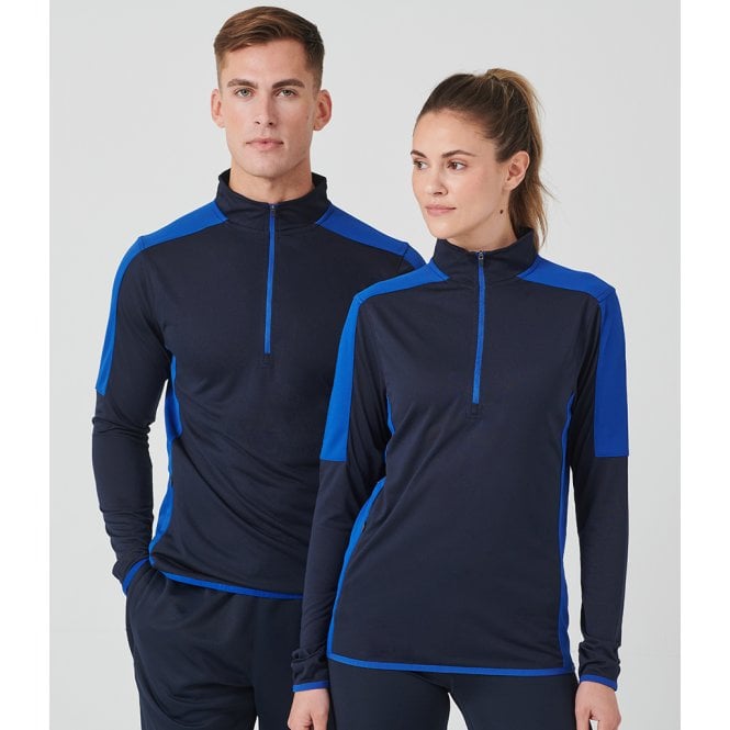 Finden & Hales  Contrast Zip Neck Midlayer Top