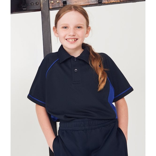 Finden & Hales  Kids Performance Piped Polo Shirt