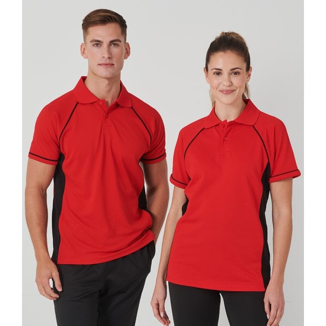 Finden & Hales  Performance Panel Polo Shirt