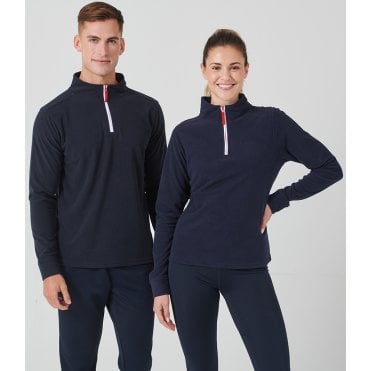 Finden & Hales Zipped Neck Piped Micro Fleece