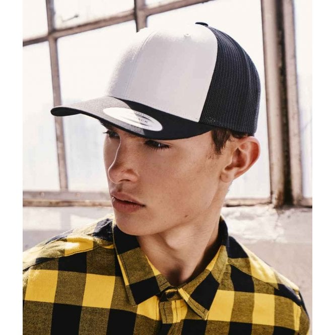 Flexfit  Retro Trucker Coloured Front Cap
