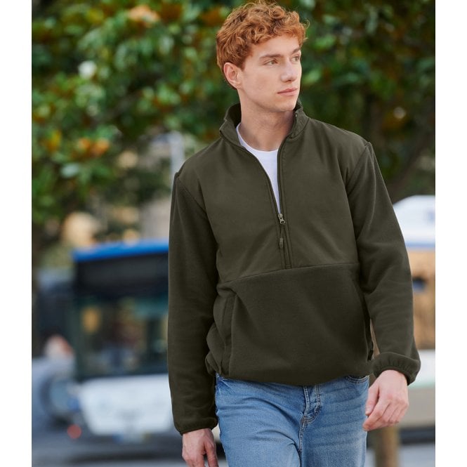 Front Row  1/2 Zip Micro Fleece