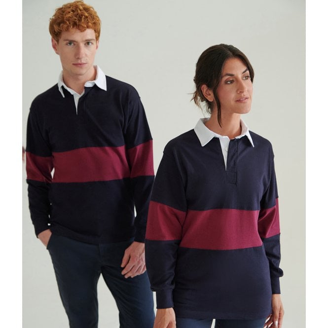 Front Row  Panelled Rugby Shirt