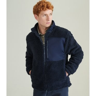 Front Row Recycled Sherpa Fleece Jacket
