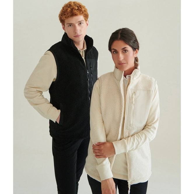 Front Row  Recycled Sherpa Gilet