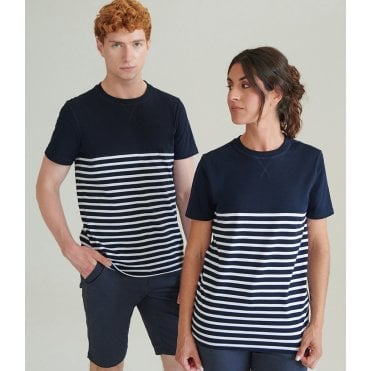 Front Row Unisex Breton Striped T-Shirt