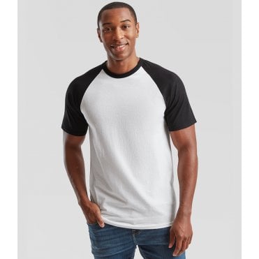 Fruit of the Loom Contrast Baseball T-Shirt