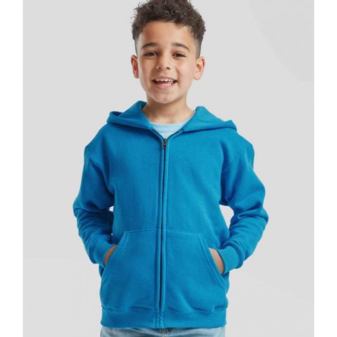 Fruit of the Loom  Kids Classic Hooded Sweatshirt Jacket