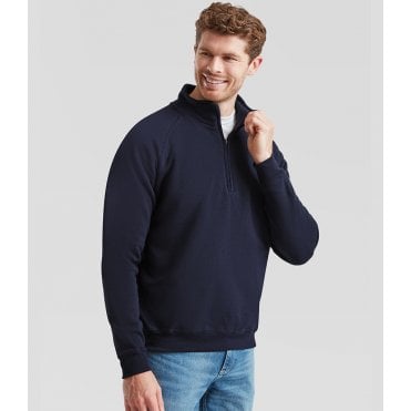Fruit of the Loom Zip Neck Sweatshirt