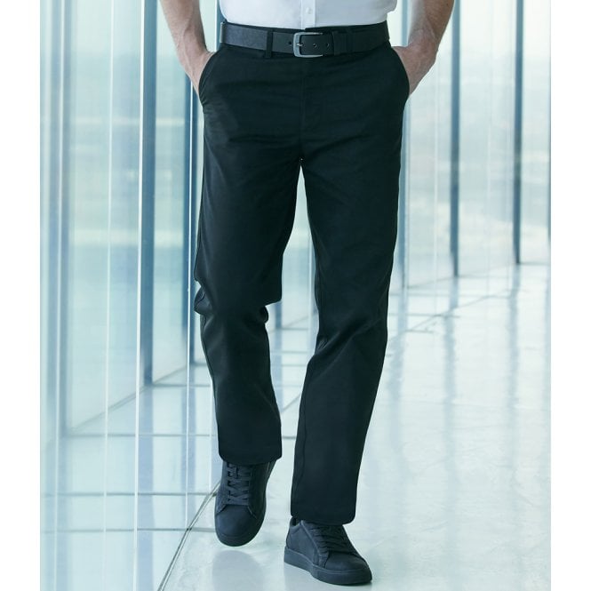 Henbury  65/35 Flat Fronted Chino Trousers