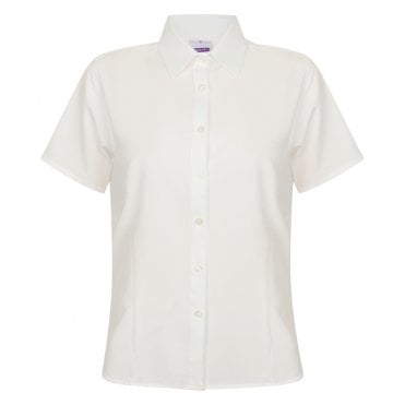 Henbury Ladies Short Sleeve Wicking Shirt
