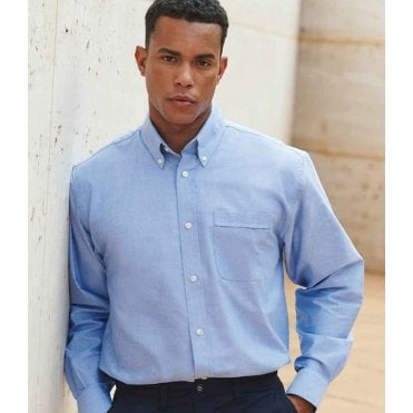 Henbury Long Sleeve Classic Oxford Shirt