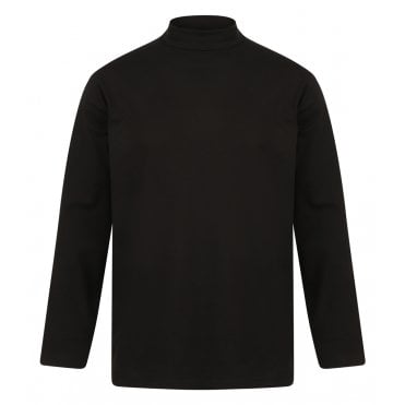 Henbury Long Sleeve Roll Neck Top