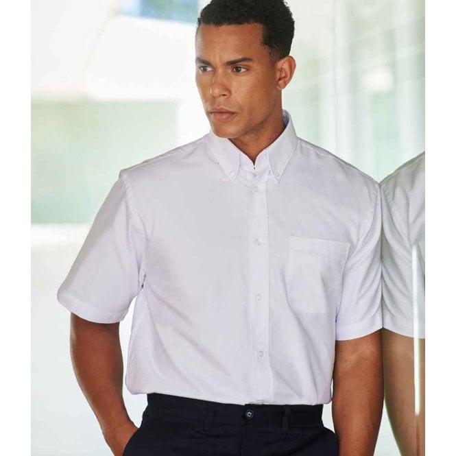 Henbury  Short Sleeve Classic Oxford Shirt