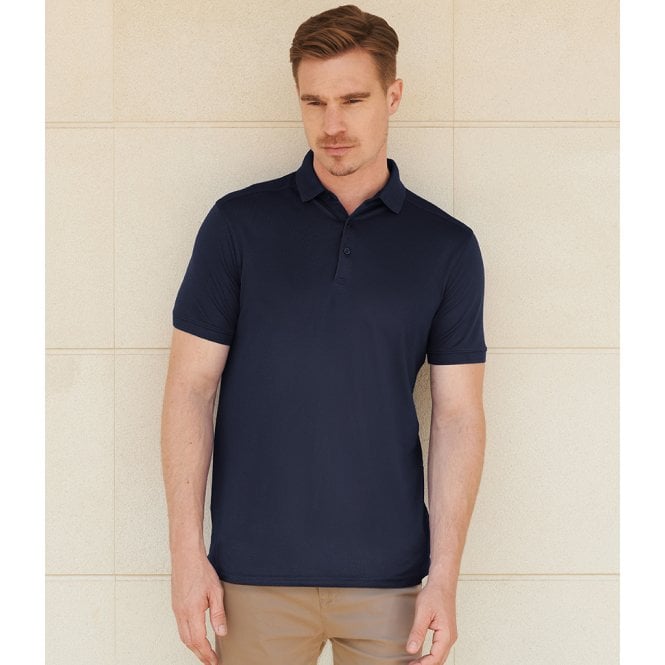 Henbury  Slim-Fit Stretch Microfine Piqué Polo Shirt