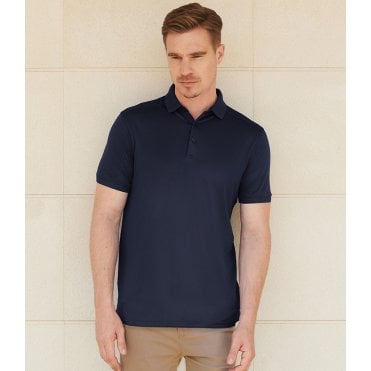 Henbury Slim-Fit Stretch Microfine Piqué Polo Shirt