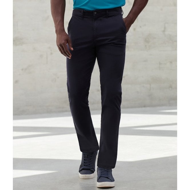 Henbury  Stretch Flex Waistband Chino Trousers