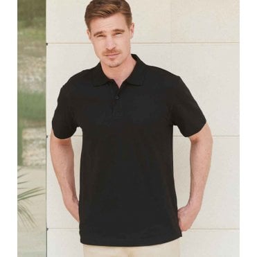 Henbury Unisex Stretch Cotton Piqué Polo Shirt