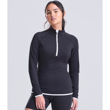 AWDis Ladies Cool Half Zip Sweat