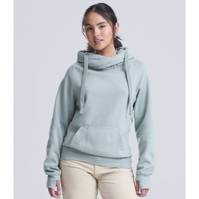 Just Hoods AWDis AWDis Cross Neck Hoodie
