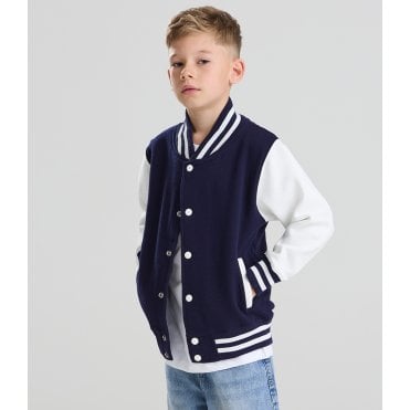AWDis Kids Varsity Jacket