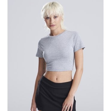 AWDis Ladies Tri-Blend Cropped T-Shirt