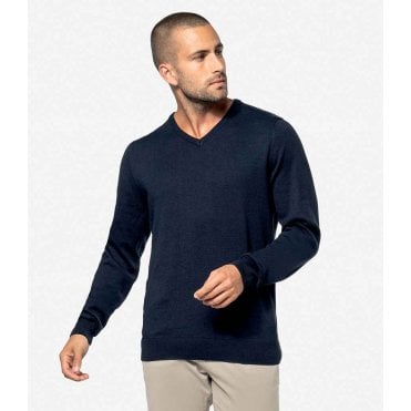 Kariban Cotton Acrylic V Neck Sweater