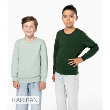 Kariban Kids Eco Friendly Crew Neck Sweatshirt