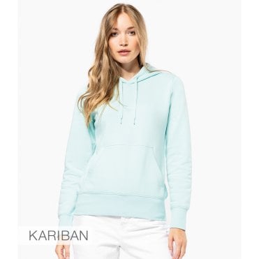 Kariban Ladies Eco Friendly Hooded Sweatshirt