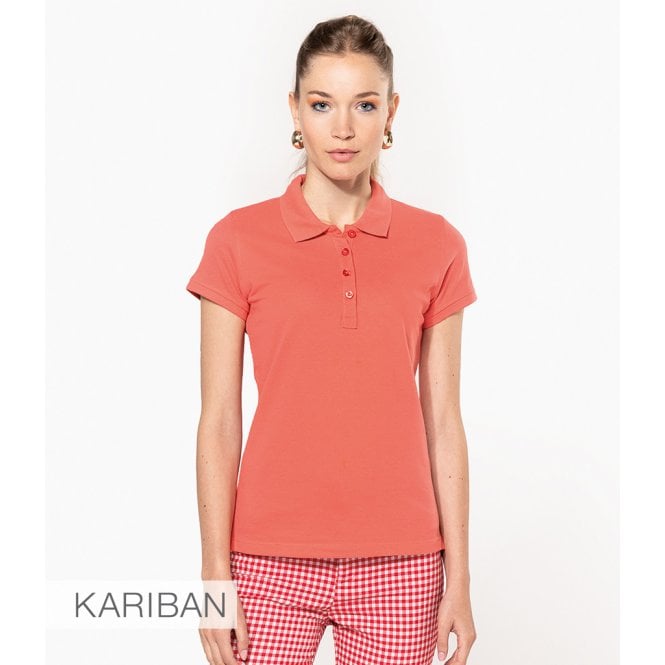Kariban  Ladies Short Sleeve Piqué Polo Shirt